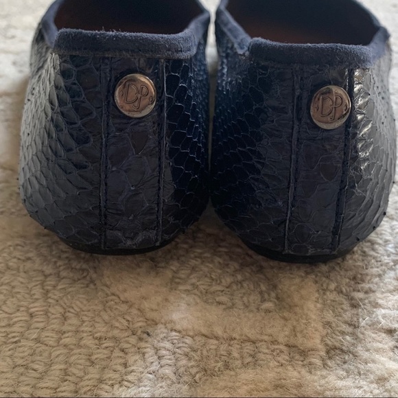 Donald J Pliner Snake Skin Flats Size 7 1/2 M - Picture 4 of 5